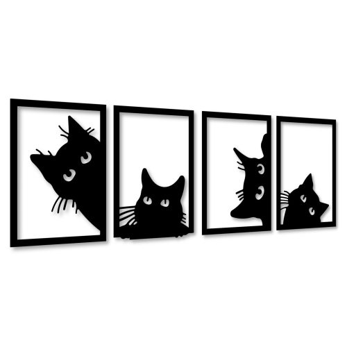 Bilder an der Wand BILD MIT KATZEN KATZE KATZEN WANDPANEELE 160cm