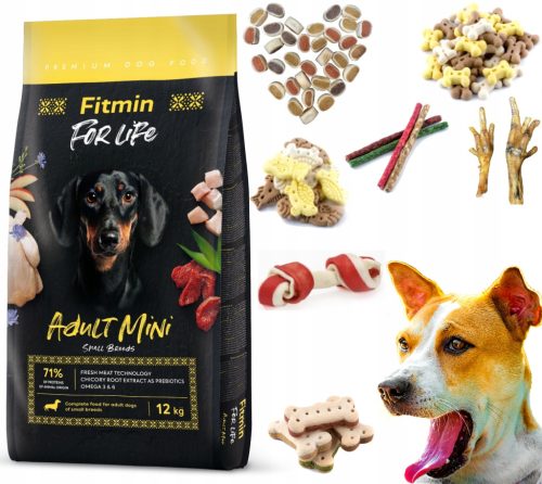  Fitmin Hund For Life Adult Mini 12 kg