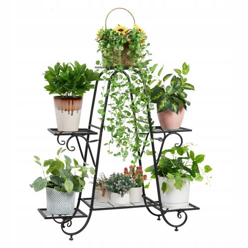 BLUMENSTÄNDER AUS HOLZ WISFOR Blumenständer 85 cm Metall