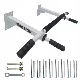    Wandgymnastikstange für Klimmzugübungen, Halterung für mehrere Taschen