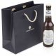  Schokoladenbierflasche in einer Geschenktüte
