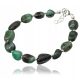  EINZIGARTIGES NATÜRLICHES EMERALD-SILBER-ARMBAND