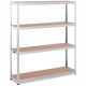  Lagerregal aus Metall MSW 180 x 160 x 40 cm max. 150 kg pro Regal