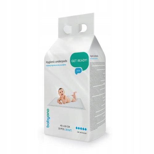  BABYONO HYGIENE EINWEG-WICKELAUFLAGEN 40x60 20 Stück 513/20
