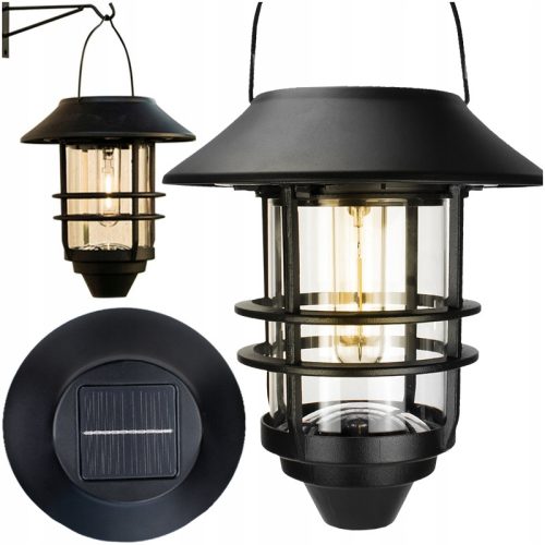  Decorya Vintage Hängelampe, schwarz
