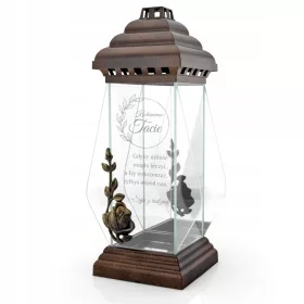  XXL KERZE + GRAVUR für den Friedhof Papas Grab VATERTAG