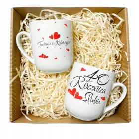  HOCHZEITSJUBILÄUMSGESCHENK JUBILÄUM 25 40 50 TASSEN