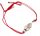  Zartes, modisches Silberarmband - kleine Geige