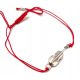  Zartes, modisches Silberarmband - kleine Geige