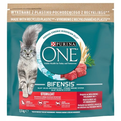  Purina ONE Trockenfutter für Rindfleisch 1,5 kg