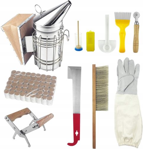 Bienenausrüstung - Imkerset Geschenk für Imker 12-tlg