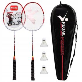  Federball, Hülle, Schläger, Federball-Set, Schlägerset mit Federball Redfield Rackets, Federbälle, Tragetasche