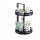  2-stöckiges 360° drehbares Regal GoldStart Design C032