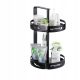  2-stöckiges 360° drehbares Regal GoldStart Design C032