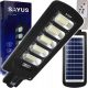  Sayus Straßenlaterne 1800 W 2400 lm batteriebetrieben, solarbetrieben
