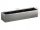 Enigma-Art Edelstahl-Blumentopf 77,7 x 17,3 x 15,5 cm grau