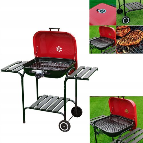 Holzkohlegrill - Velaco Holzkohlegrill 48 x 51 cm