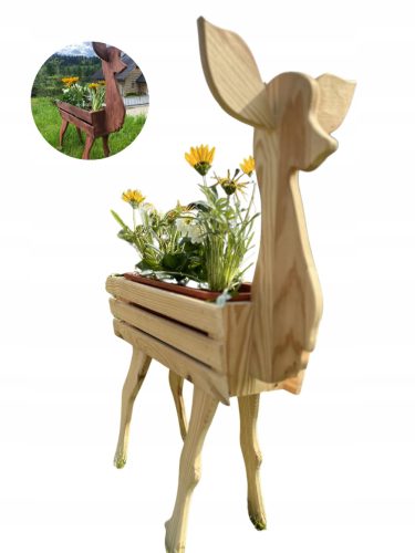  HOME TOYS Blumenständer 82 cm Holz
