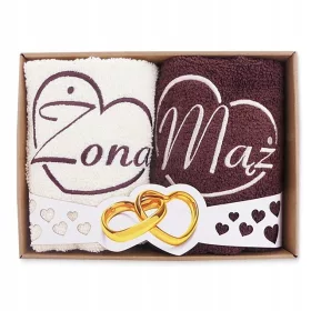  SET HANDTÜCHER Geschenk zum Hochzeitstag 1-99