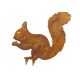  EICHHÖRNCHEN aus Metall, eine Gartendeko zum Stecken. ROST