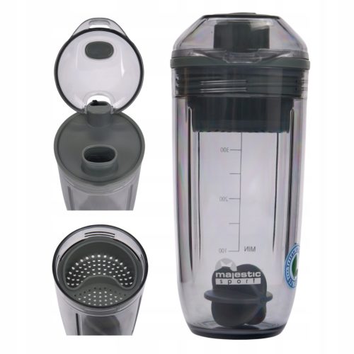  Ernährungsflasche, Tritan-Shaker, auslaufsichere Majestic Sport-Flasche, 400 ml