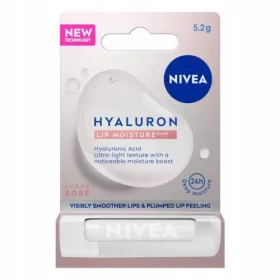    Nivea Hyaluron Lip Moisture Plus Sheer Rose feuchtigkeitsspendender Lippenbalsam 5,2 g