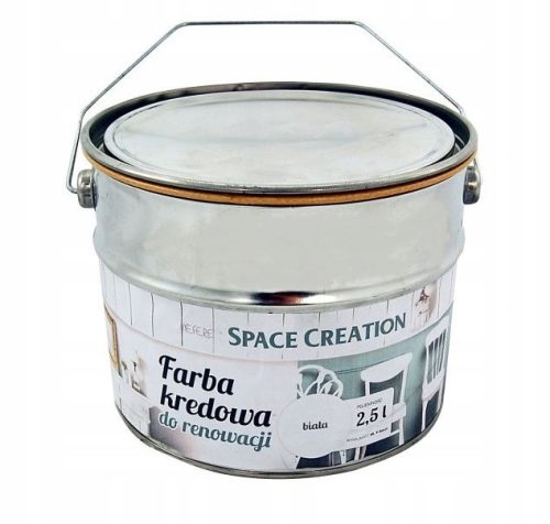Space Creation Kreidefarbe für Möbel, 2,5 l, seidenmatt