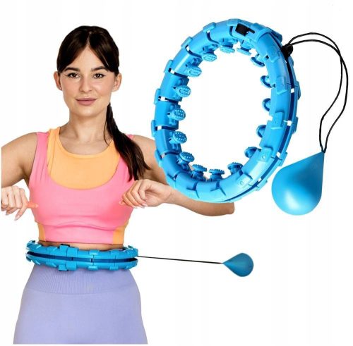 Hula Hoop mit Noppen One Fitness 42 cm Blautöne