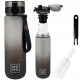  MOMO WAY Flasche mit Fruchteinsatz, Wasserflasche 1l, BPA-freies Tritan