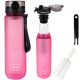  Enge Messflasche MOMO WAY Wasserflasche 1l BPA-freies Tritan
