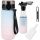  MOMO WAY Wasserflasche mit Messbecher, BPA-frei, Tritan, 600 ml