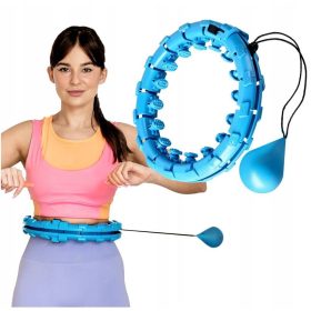   Hula Hoop mit Noppen One Fitness OHA01 42 cm rosa mit einem Gewicht von 320 g