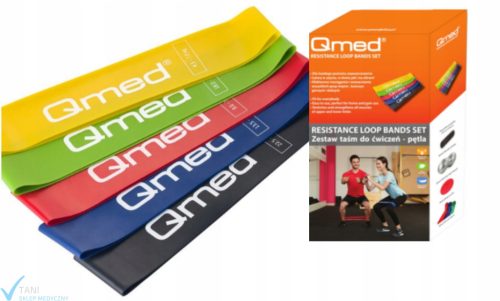  QMED Übungsband 4,5-31,5 kg 5 Stk.