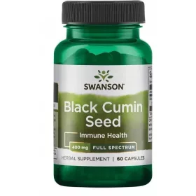   Schwarzkümmel-Samen 400 mg - Nahrungsergänzungsmittel mit 60 Kapseln