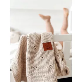  INFANTILO STRICKDECKE AUS BAMBUS DIAMOND 80X100