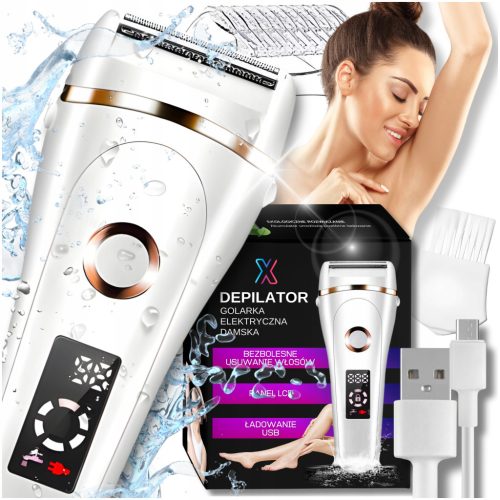 MINEXO Epilierer Damen sanfter Rasierer für Beine, Körper, Bikini, Achseln