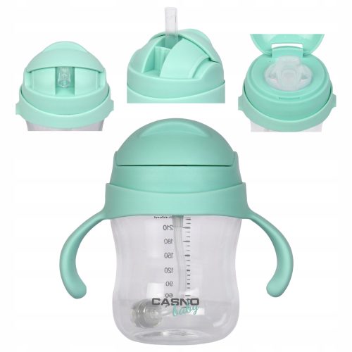  Casno Baby Babyflasche für Kinder 240 ml 6m+