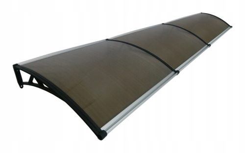 Vordach über der Tür Metall-Gummi 90 cm x 300 cm