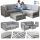Ein Satz Garten- und Terrassenmöbel Sapphire Technorattan Gartenmöbel-Set, 6-tlg.