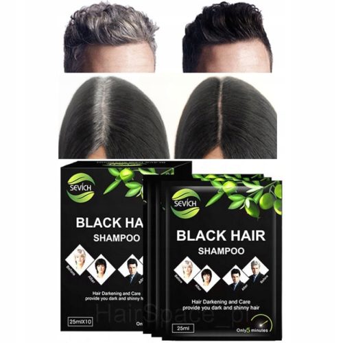  Sevich Schwarzes Haarshampoo Schwarzes Shampoo 25 ml