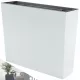  Blumentopf DTU24 60 cm x 18 x 50 cm, weißer Kunststoff