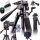  Stativ Gearpro TRIPOD 4IN1 REMOTE TRIPOD PHONE HOLDER 168CM 168 cm schwarz