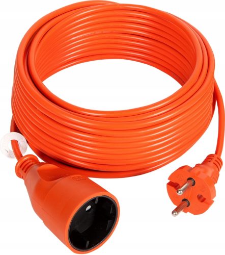  Orno Gartenverlängerungskabel 30 m, 1 Stk. Steckdosen, orange