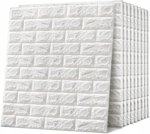 3D-WANDPANEELE SELBSTKLEBENDE ZIEGELTAPETE 10 Stück