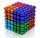  Bunte Magnetkugeln 5 mm 216 Stück 8 Farben NEOCUBE