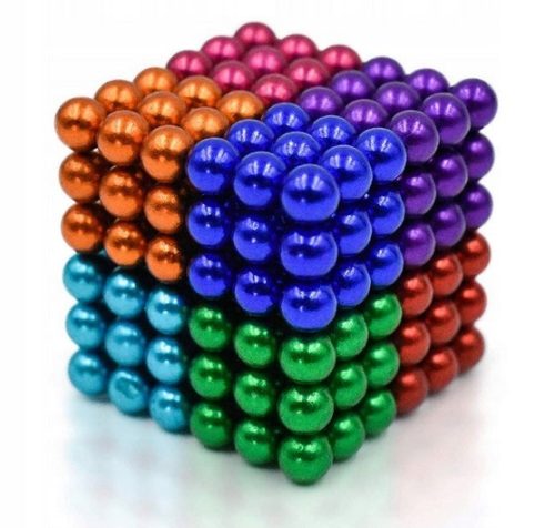 Bunte Magnetkugeln 5 mm 216 Stück 8 Farben NEOCUBE