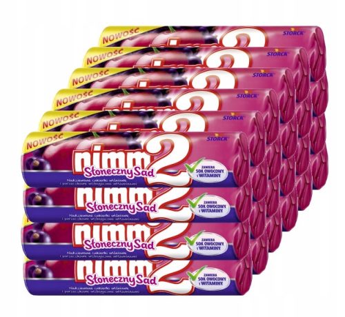 Nimm2 Bonbons Sonniger Garten mit Vitaminen - Kirsche & Schwarze Johannisbeere 24x50g