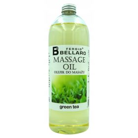    Fergio Bellaro 1000 ml Massageöl mit dem Duft von grünem Tee