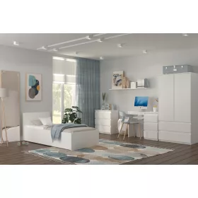  AJKmeble 4-teiliges Möbelset. Weiß