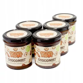   5x Hazelnuss-Kakao-Creme Choconoot 350g - Glutenfrei und Palmölfrei